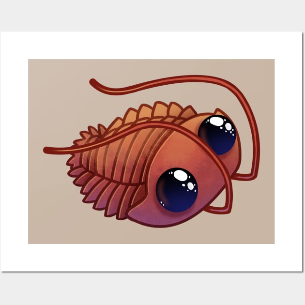 Trilobite Tyke Wall Art by Wagglezags